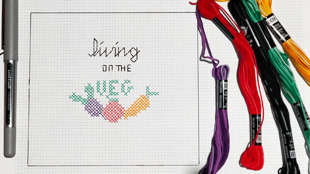 Living on the Veg –&nbsp;Cross-stitch