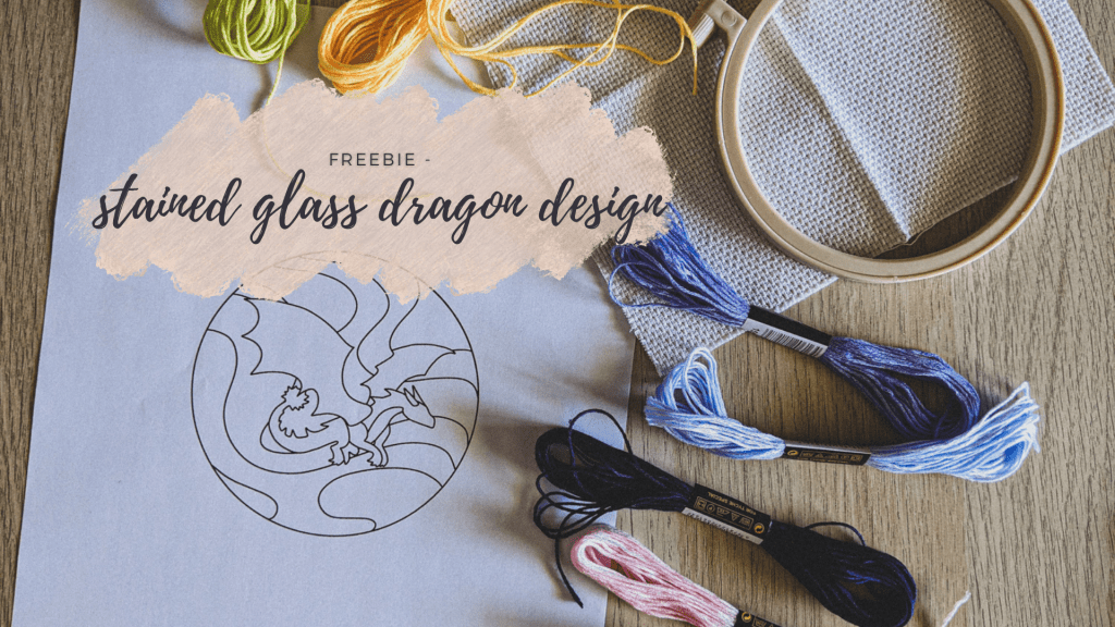Freebie – Stained Glass Dragon&nbsp;Pattern